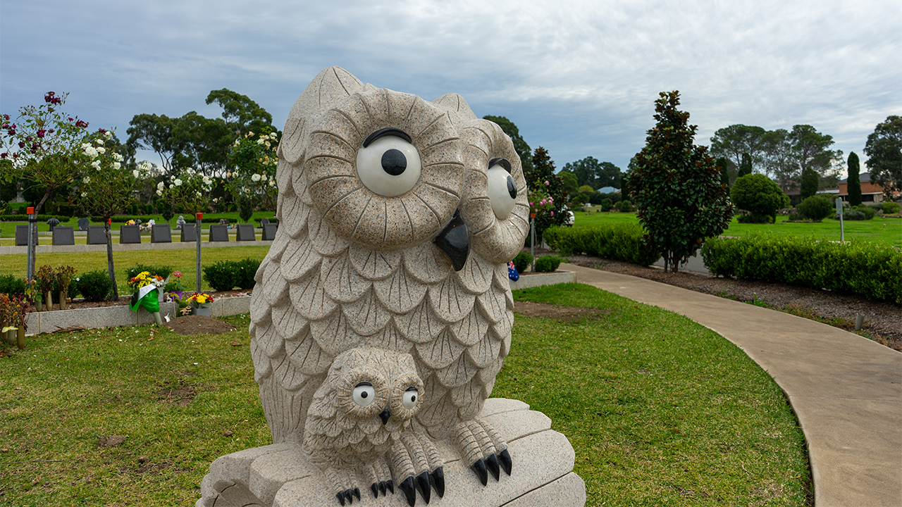 Owls at Pinegrove Memorial Park